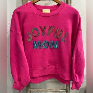 Judith March embellished sweatshirt, sz small